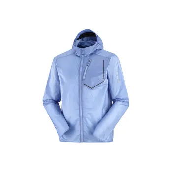 SALOMON BONATTI AERO HOODIE U Jackets Coats Men's English Manor Blue