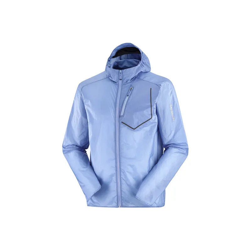 SALOMON BONATTI AERO HOODIE U Jackets Coats Men's English Manor Blue-0