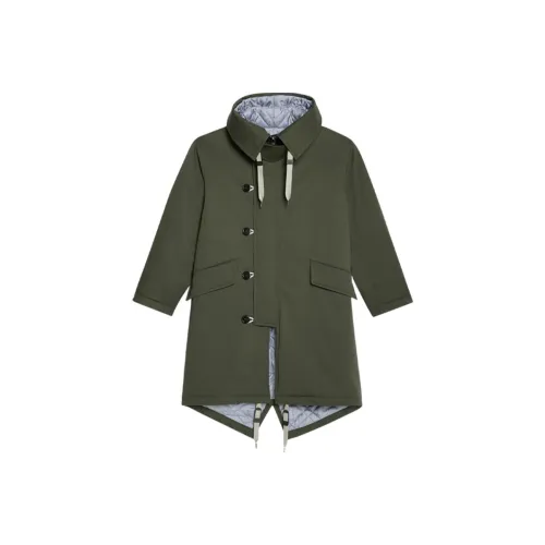 THEORY Coats Men Army Green