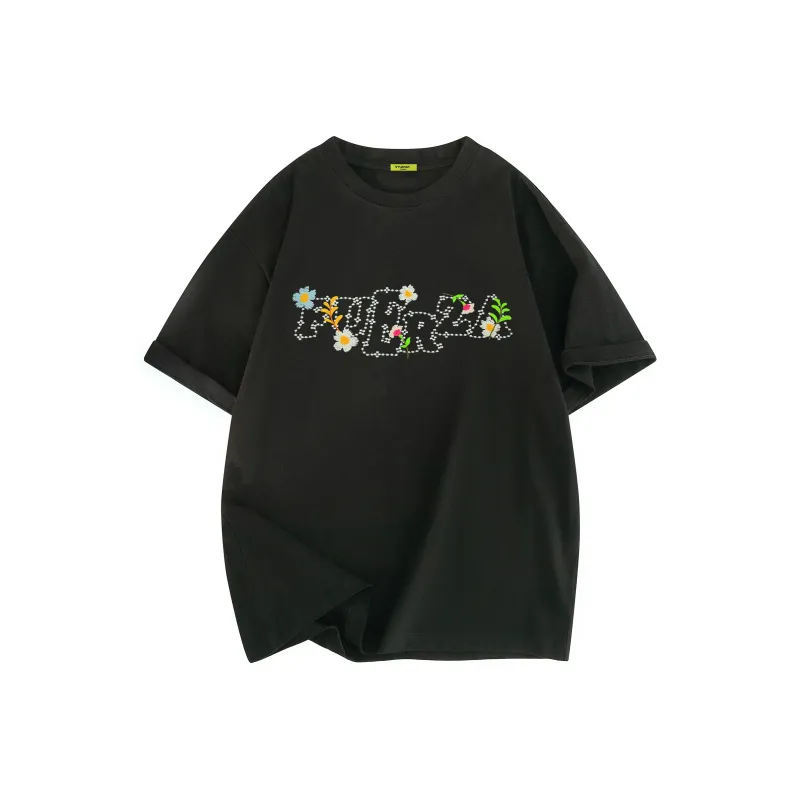 FUERZA T Shirt Unisex White With Embroidery-3
