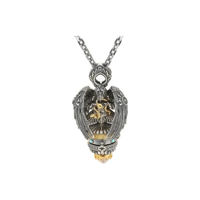Yamagata S990 Silver Sterling Silver Necklaces Men's-0