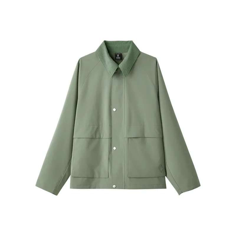 Skechers Elegant Diamond Collection Sports Lifestyle Collection Jacket Men's Hot Basil Gray-0