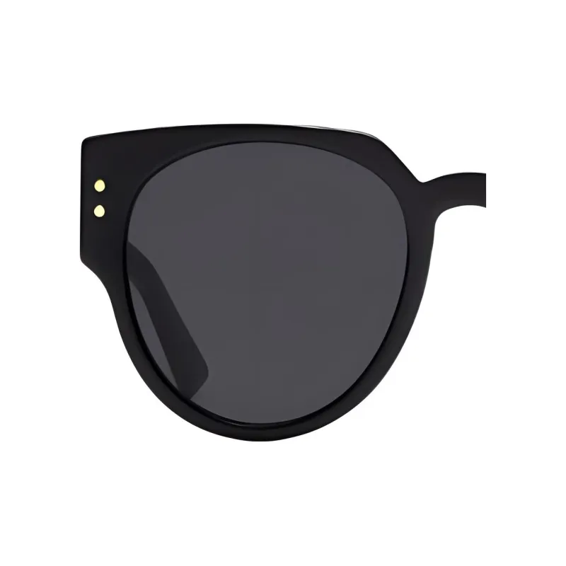 DIOR Polyethylene Oval Sunglasses Women's Black-2