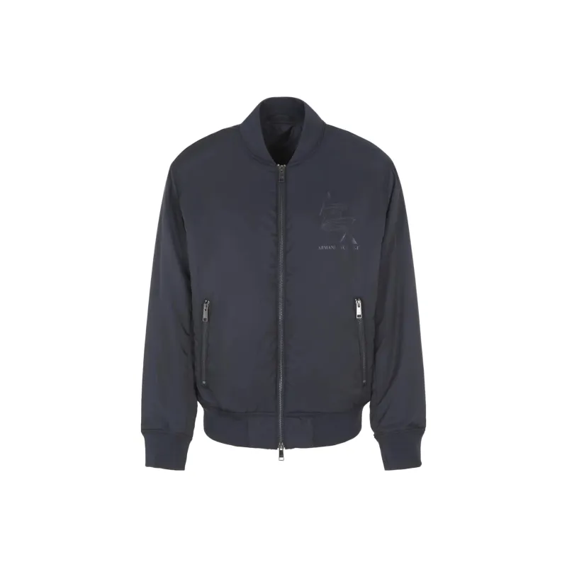 ARMANI EXCHANGE Logo-print Bomber Jacket-0