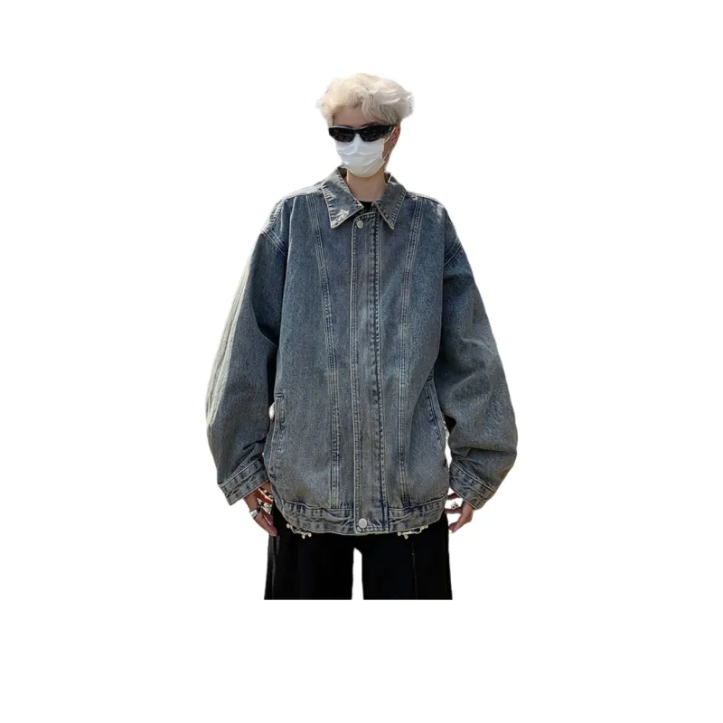 Roubini Denim Jacket Unisex Blue-0