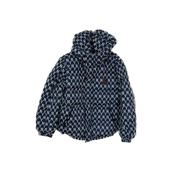 MLB Down Jacket Cropped Unisex Navy Blue