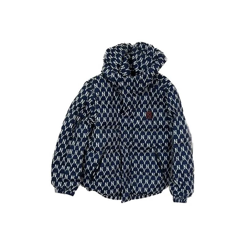 MLB Down Jacket Cropped Unisex Navy Blue-0