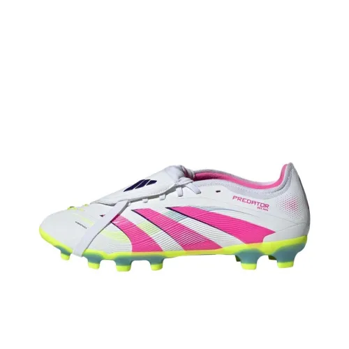 Adidas PREDATOR PRO AG Short Rubber Studs HG Short Rubber Studs Anti Slip Wear Resistant Soccer Shoes Men's White