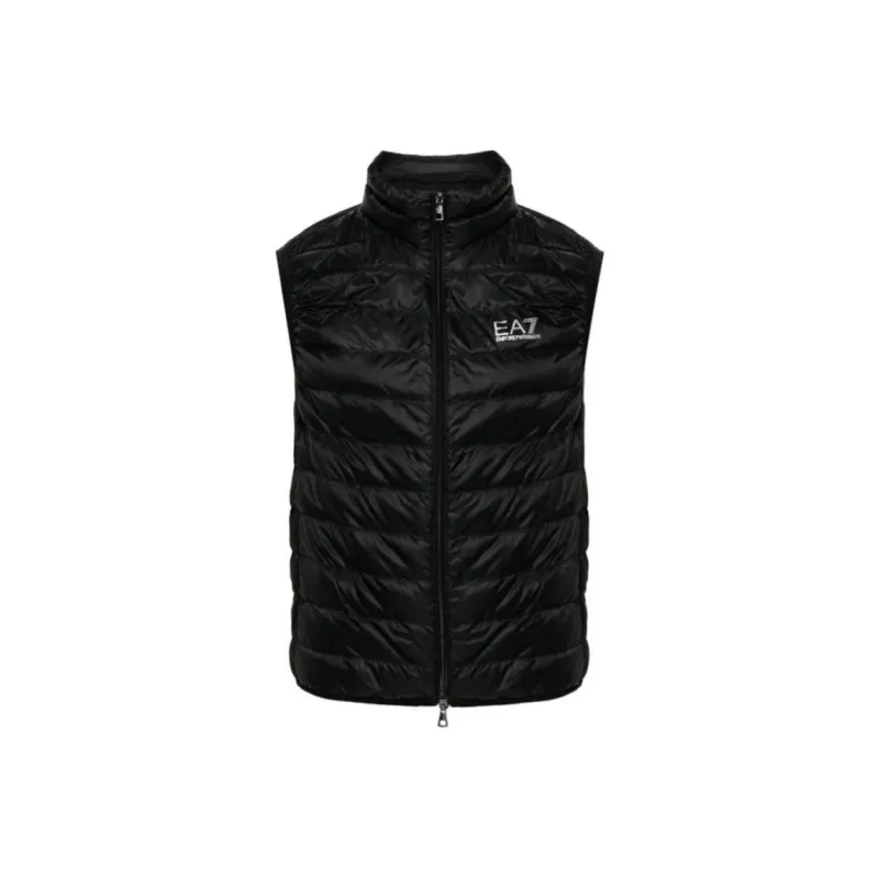 EMPORIO ARMANI Logo Printed Quilted Padded Gilet-0