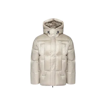 Adidas Originals Heavyweight Down Puffer Jacket Down Jacket Men's Light Khaki