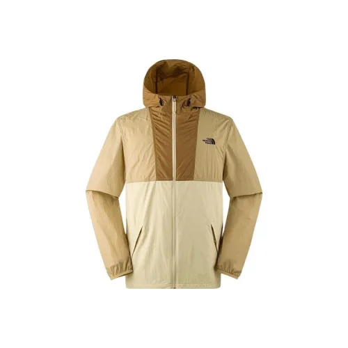 THE NORTH FACE Breathable Quick Dry Windproof UV Protection Sun Protection Clothing Men's Khaki