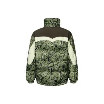 EVISU Down Jackets Men Army Green Full Floor