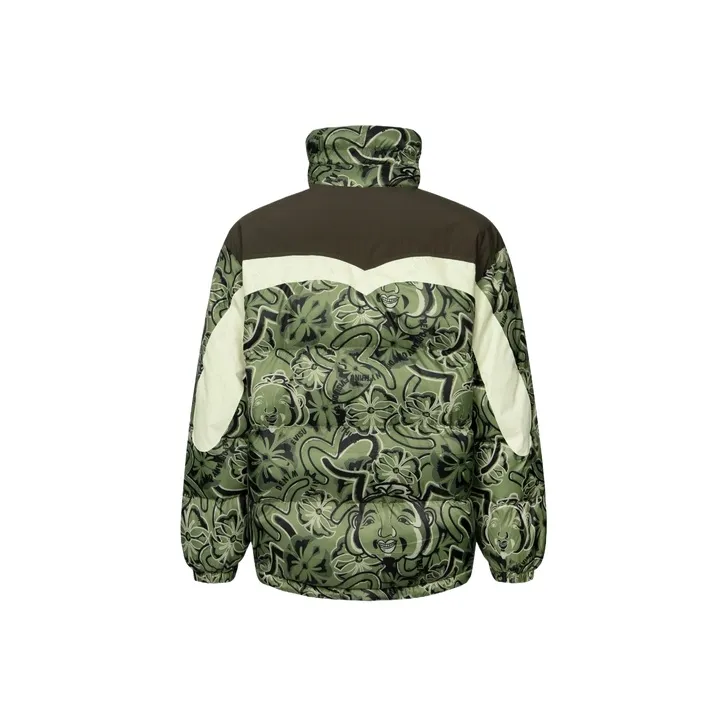 EVISU Down Jackets Men Army Green Full Floor-0
