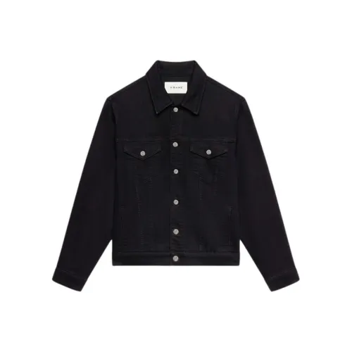 check-print FW24 Denim suede Men's Black