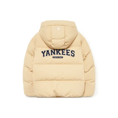 MLB New York Yankees Down Jackets Unisex Sand