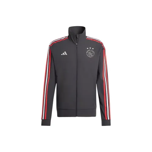 Adidas Ajax Amsterdam AJAX AMSTERDAM THE TRACKSTAND GRAPHIC JACKET Jackets Coats Men's Black
