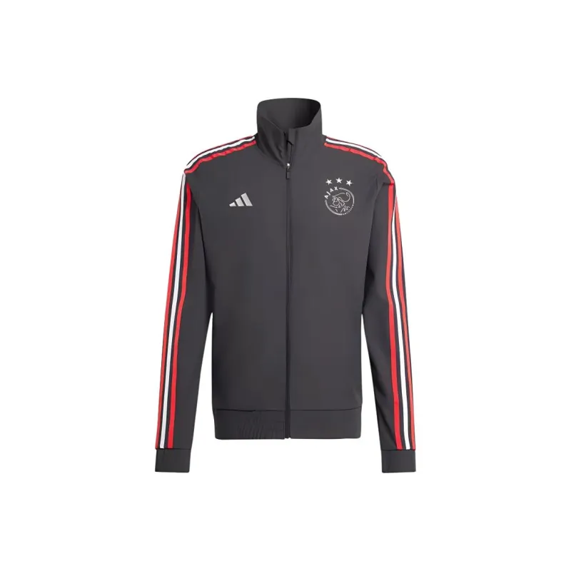 Adidas Ajax Amsterdam AJAX AMSTERDAM THE TRACKSTAND GRAPHIC JACKET Jackets Coats Men's Black-0