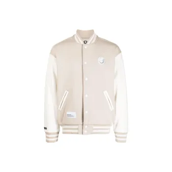 Aape Varsity Logo-patch Bomber Jacket