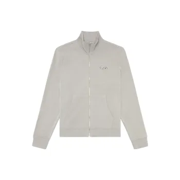 DIESEL S Ginni Logo Patch Zipped Hoodie
