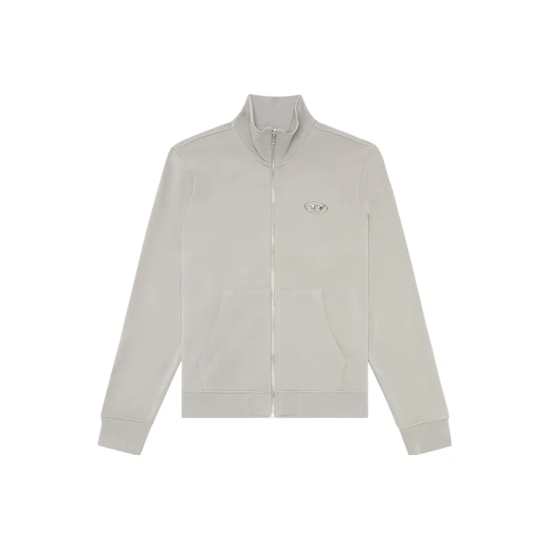 DIESEL S Ginni Logo Patch Zipped Hoodie-0