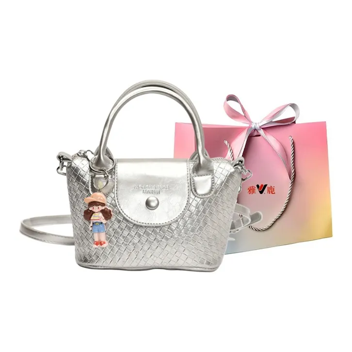 Yalu PU Handbag Regular Women's Light Blue/Yellow/Black/Silver/Ecru-21