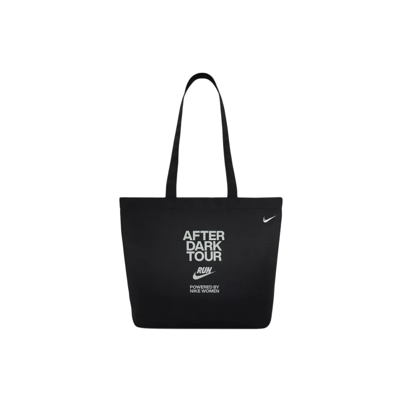 Nike Heritage Polyester Tote Bag, Shopping Bag, Shoulder Bag Unisex Black-2