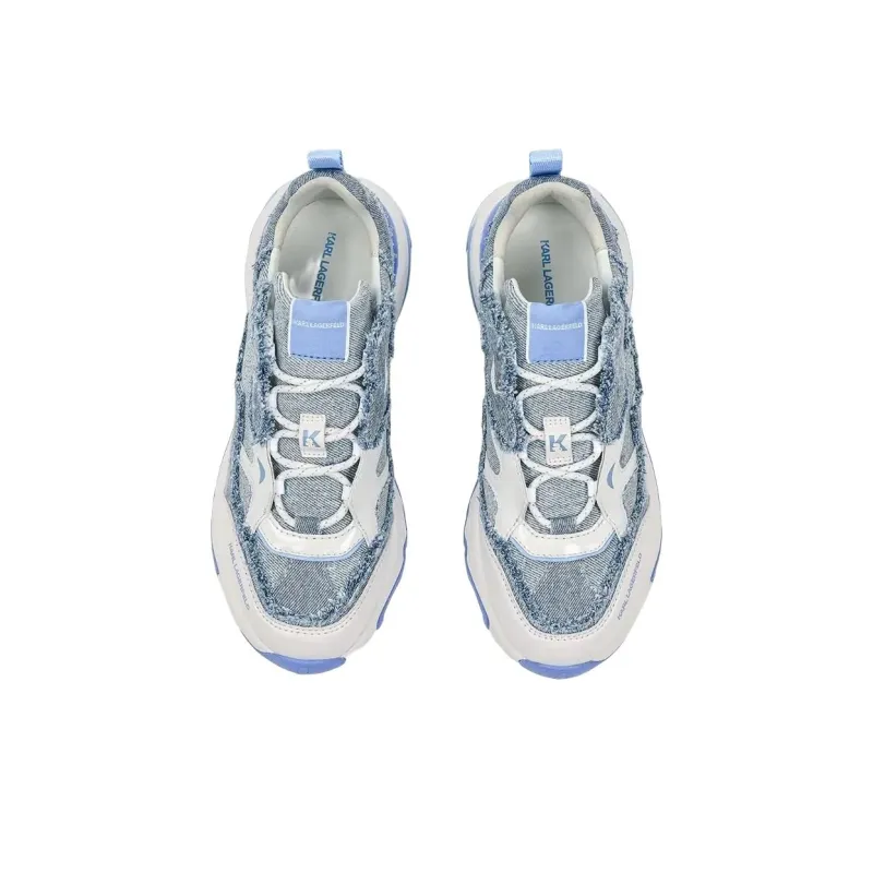 KARL LAGERFELD Blaze Strike Low Top Casual Shoes Women's Blue-3