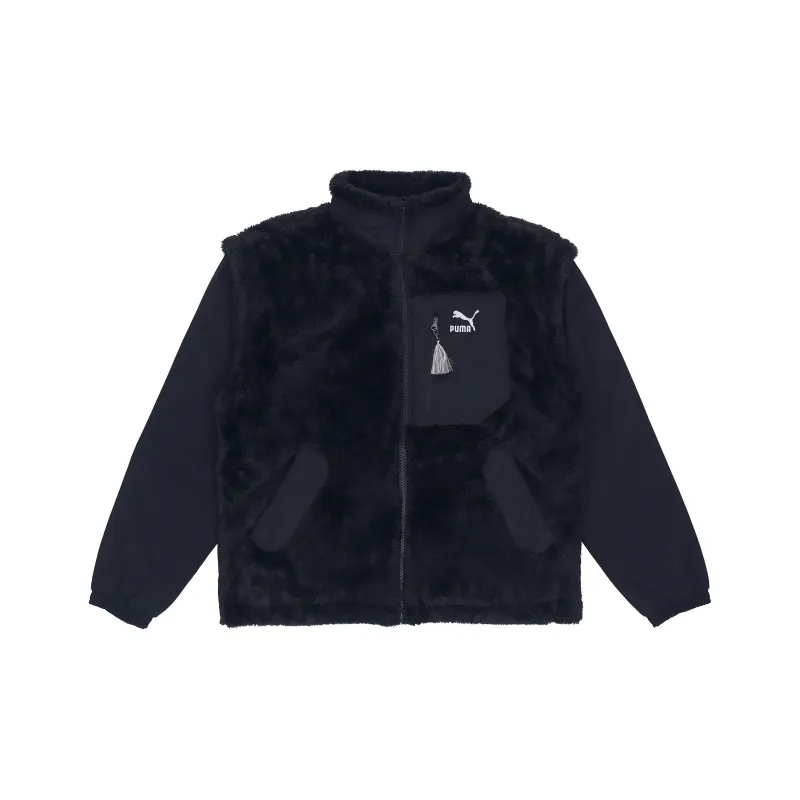 PUMA Velvet Jackets Men Black-0