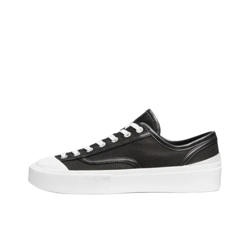 MICHAEL KORS Jude Low Top Canvas Shoes Men's Black
