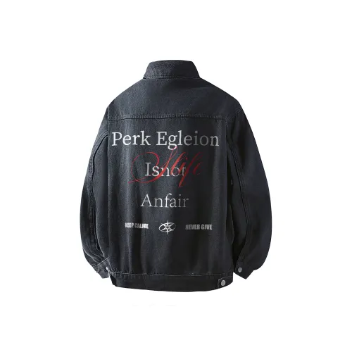 PERK EGLE Denim Jackets Unisex