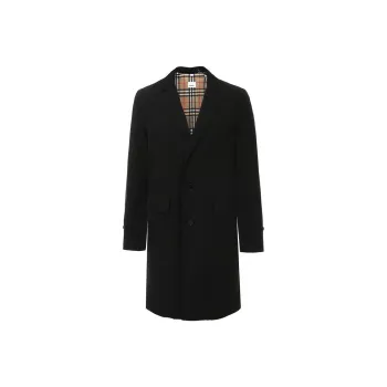 Burberry Coats Men Black