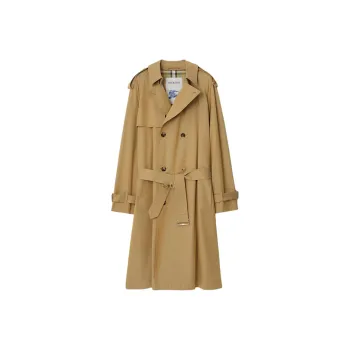 Burberry Long Garbadine Trench Coat