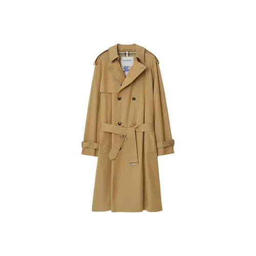 Burberry Long Garbadine Trench Coat