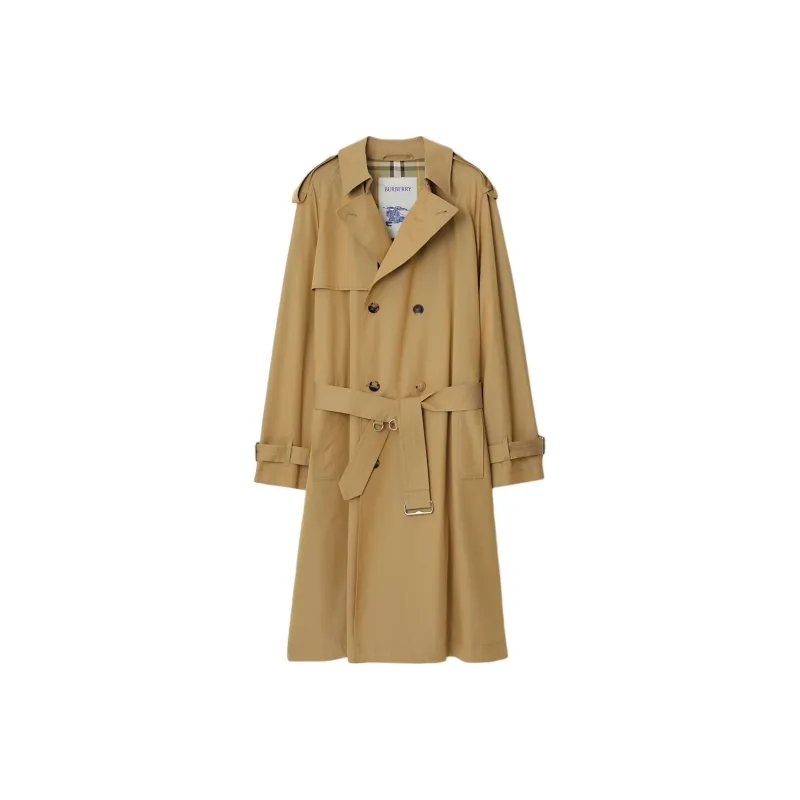 Burberry Long Garbadine Trench Coat-0