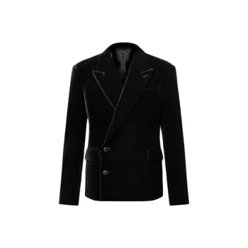 LOUIS VUITTON Double Breasted VeLVet Jacket