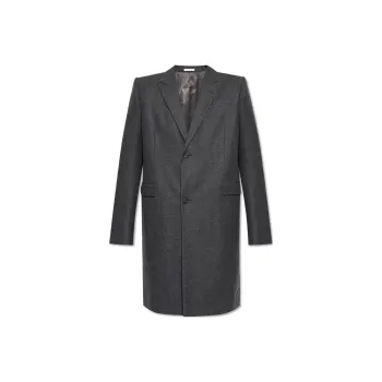 Alexander McQueen Single Breasted Oversized Coat