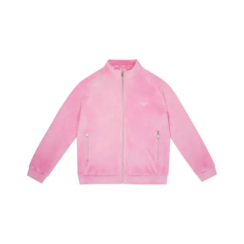 TEAM WANG Brushed effect Zip up Jacket