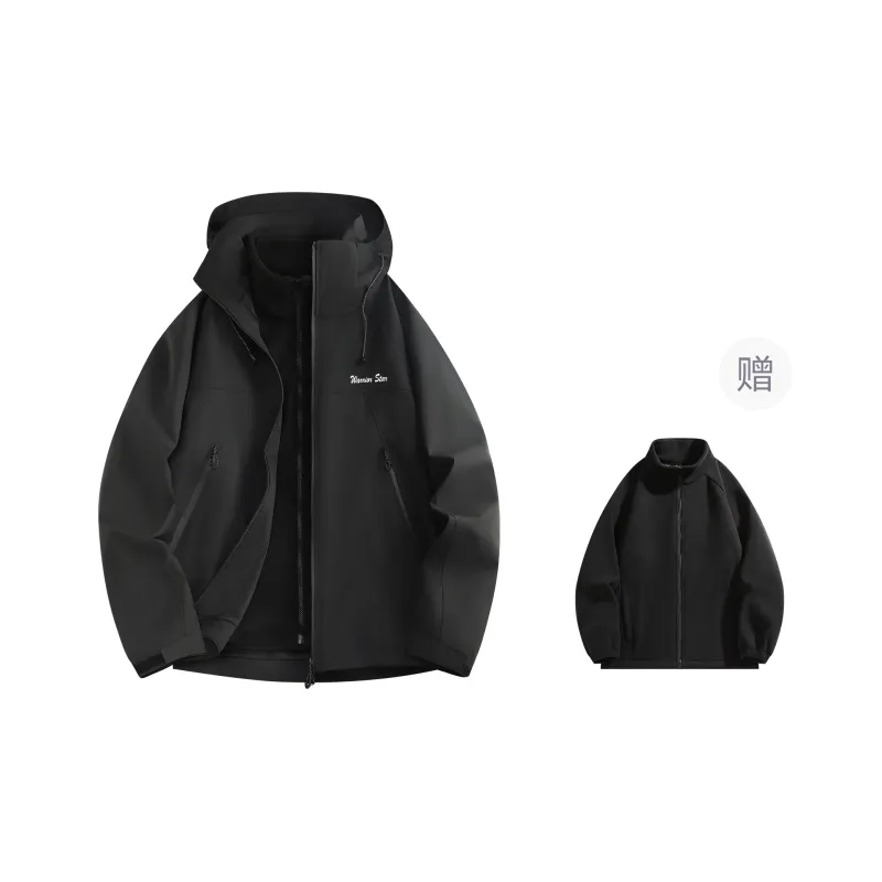 Warrior Lace Up Waterproof And Windproof Windbreaker Jacket Unisex-10