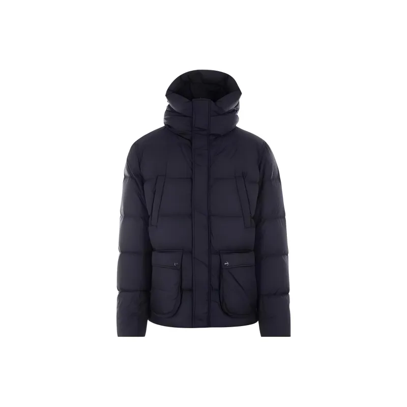 HERNO High Neck Hooded Down Jacket-0