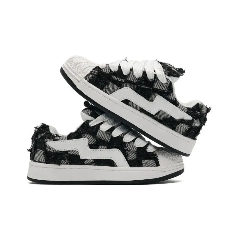 KAAVER OTTO Abrasion Resistant Breathable Slip Resistant Canvas Skateboard Shoes Unisex-5