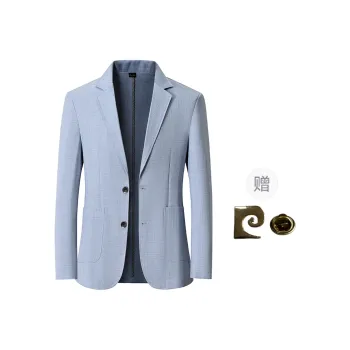 PIERRE CARDIN Business Suit Men's Light Blue