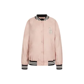 MLB Baseball Jacket Unisex Pink