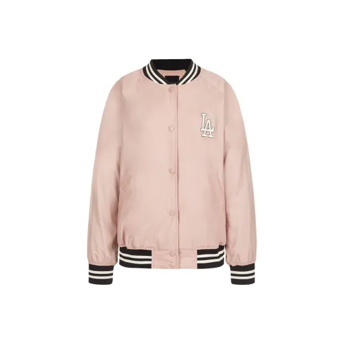 MLB Baseball Jacket Unisex Pink
