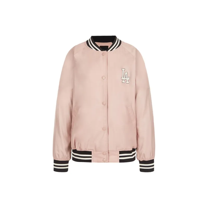 MLB Baseball Jacket Unisex Pink-0