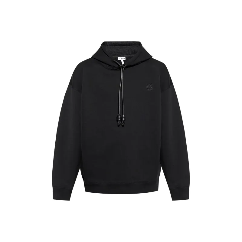 LOEWE Anagram embroidered Hoodie-0