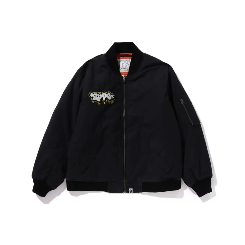 Bape Graffiti Bomber Jacket-0