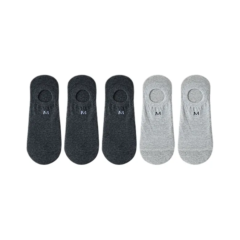 Cotton Gene No Show Socks Men's 5 Pack-24