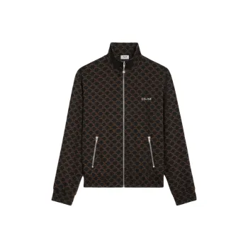 CELINE Tracksuit Jacket In Monogram Jersey