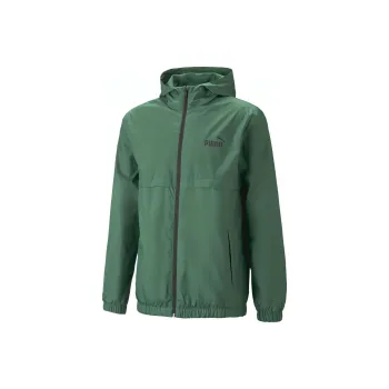 PUMA ACTIVE Essentials Solid Windbreaker Jacket Men's Green