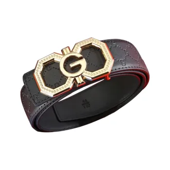 JKEM Cow Split Leather Belts Unisex 3.5cm